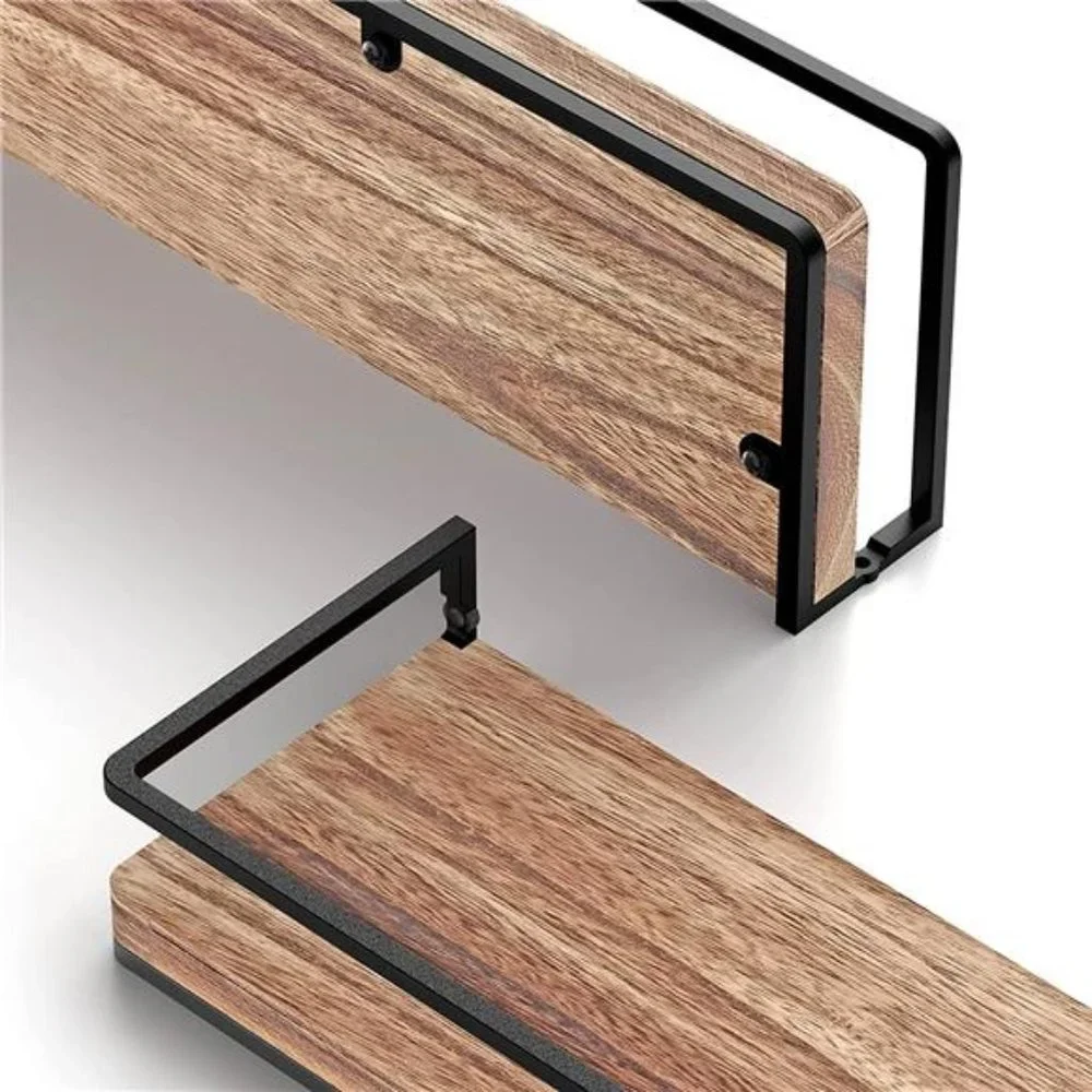 Floating Shelves Wall Mounted Set of 2 Wall Storage Bedroom Living Room Bathroom